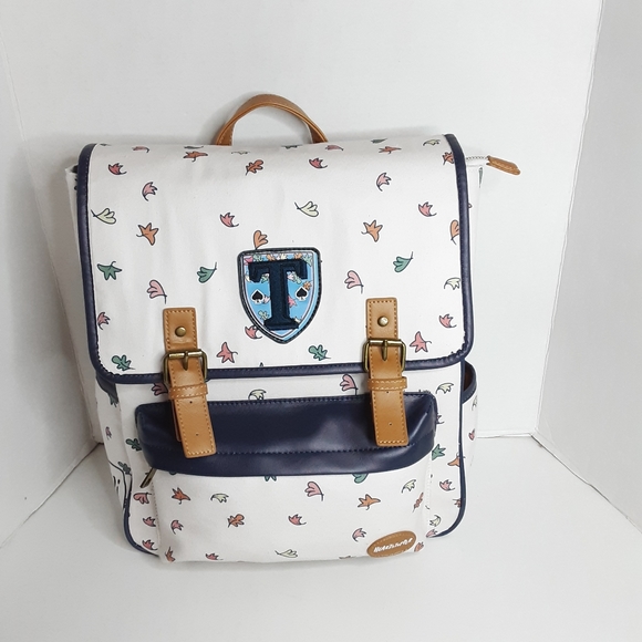 Heartstopper Truham Leaves Canvas Backpack NWT - Picture 5 of 12
